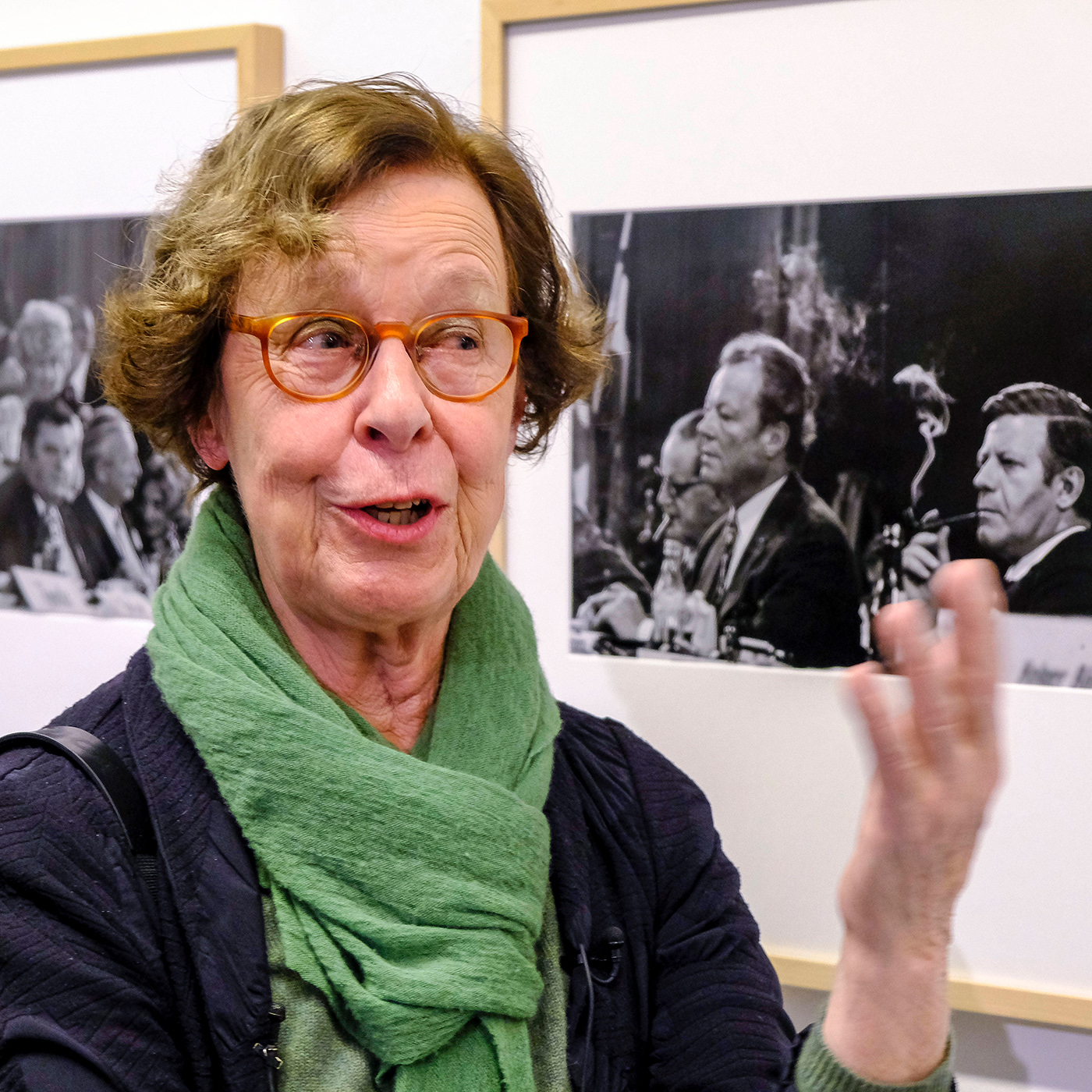 "Die Atmosphäre, die die ich erlebte, hat sich in meinen Bildern widergespiegelt." Barbara Klemm, Fotografin